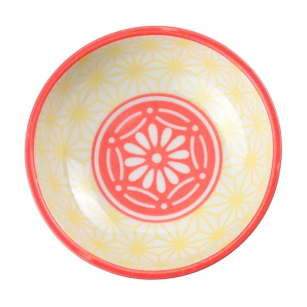 Star sárga porcelán tál, ø 9,5 cm - Tokyo Design Studio