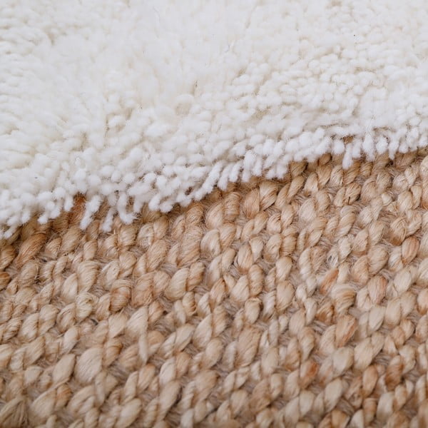 Elton natúr kézzel készített szőnyeg, 110 x 170 cm - Nattiot-image-2