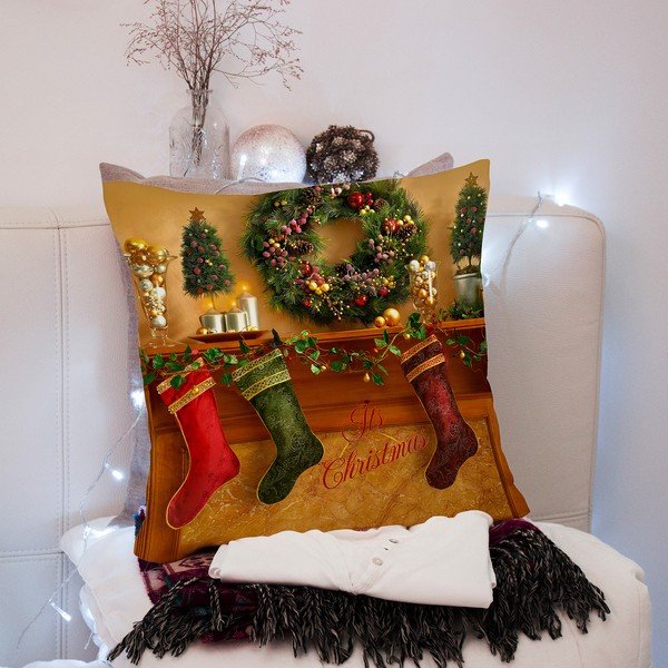 Párnahuzat karácsonyi mintával 43x43 cm – Mila Home-image-3