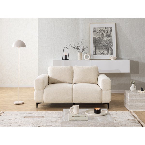 Krémszínű kanapé 154 cm Helio – Ropez-image-3