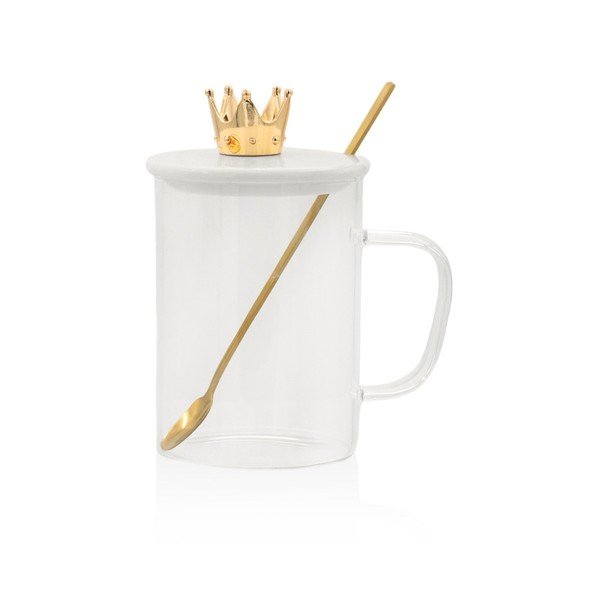 Fehér üveg bögre – Hermia