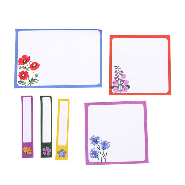 Öntapadós jegyzettömb készlet Wild Flowers - Rex London-image-2