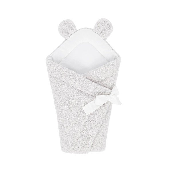 Elefántcsont színű sherpa babapólya 35x65 cm – Meowbaby