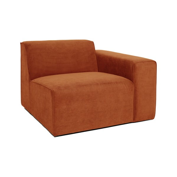 Sting narancssárga kordbársony kanapé modul, jobb oldali - Scandic-image-2