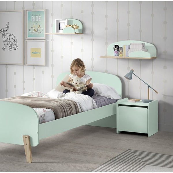Kiddy mentazöld éjjeliszekrény - Vipack-image-2