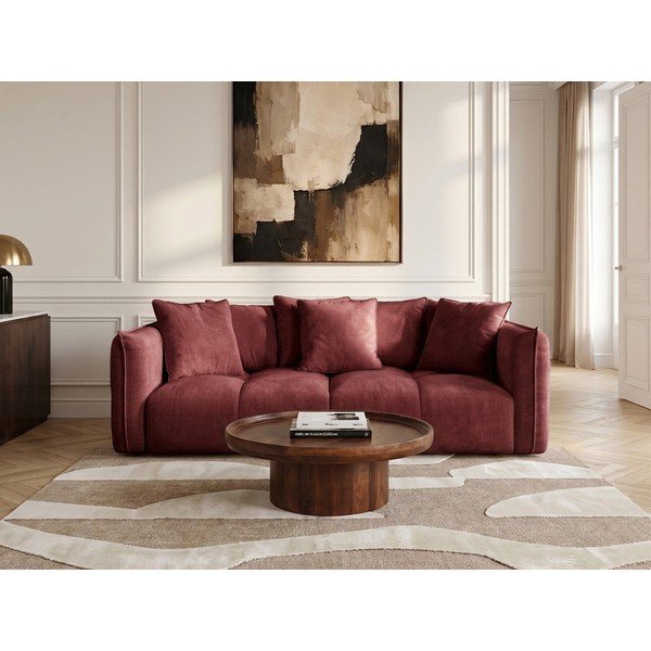 Piros zsenília kanapé Harlem – Bobochic Paris-image-2