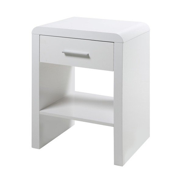 Supernova fehér éjjeliszekrény - Actona-image-2