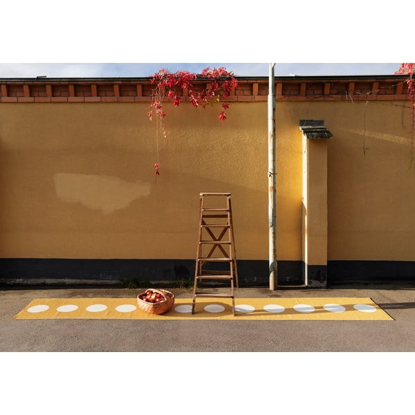 Okkersárga kültéri-beltéri futószőnyeg 70x300 cm Vera Ochre – Pappelina-image-3