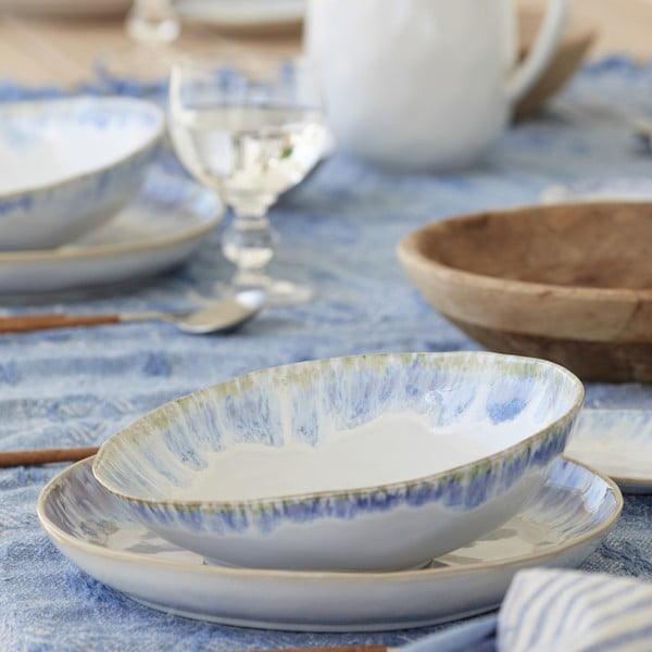 Brisa kék agyagkerámia tál, ⌀ 24 cm - Costa Nova-image-1