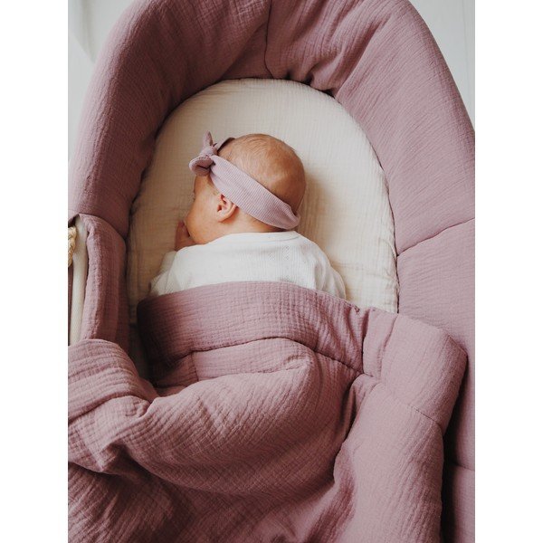 Sötétlila babaágynemű szett – Malomi Kids-image-4