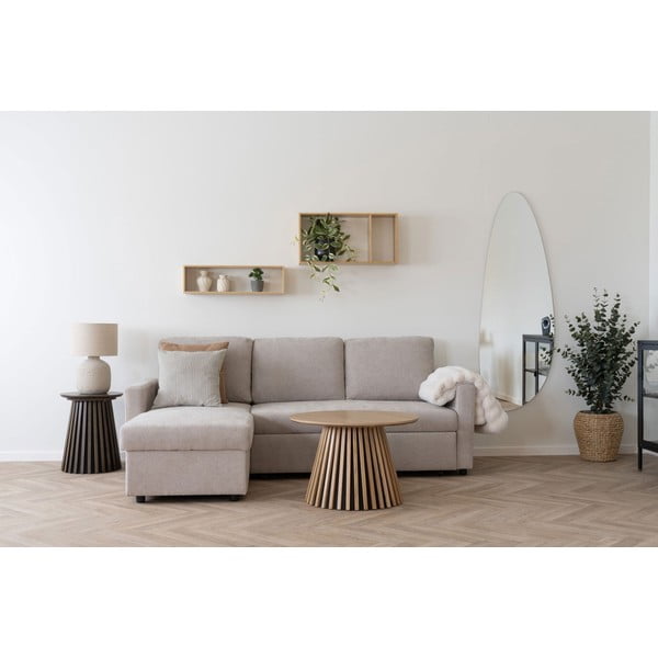 Natúr színű többszintes bambusz fali polc 70 cm Ember – House Nordic-image-4