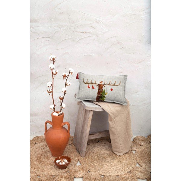 Reindeer karácsonyi díszpárna, 35 x 50 cm - Little Nice Things-image-4