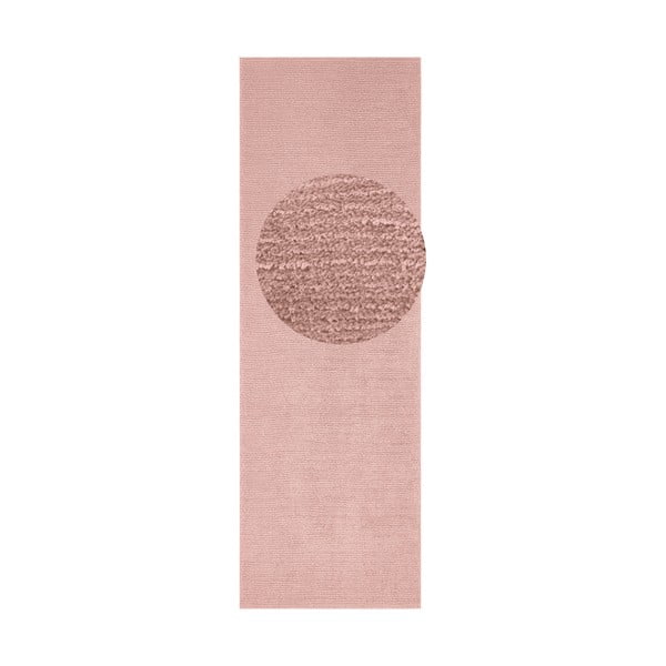 Supersoft rózsaszín szőnyeg, 80 x 250 cm - Mint Rugs