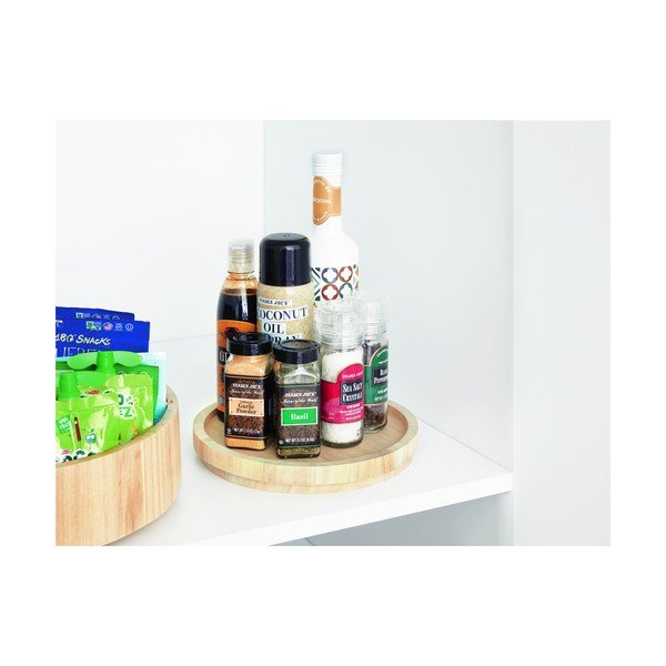 Forgó fa fűszertartó állvány Roundabout – iDesign/The Home Edit-image-1