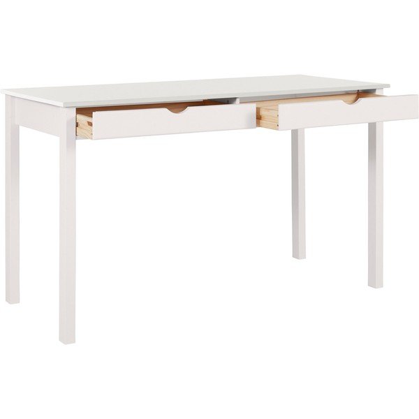 Gava fehér borovi fenyő íróasztal, hosszúság 140 cm - Støraa-image-2