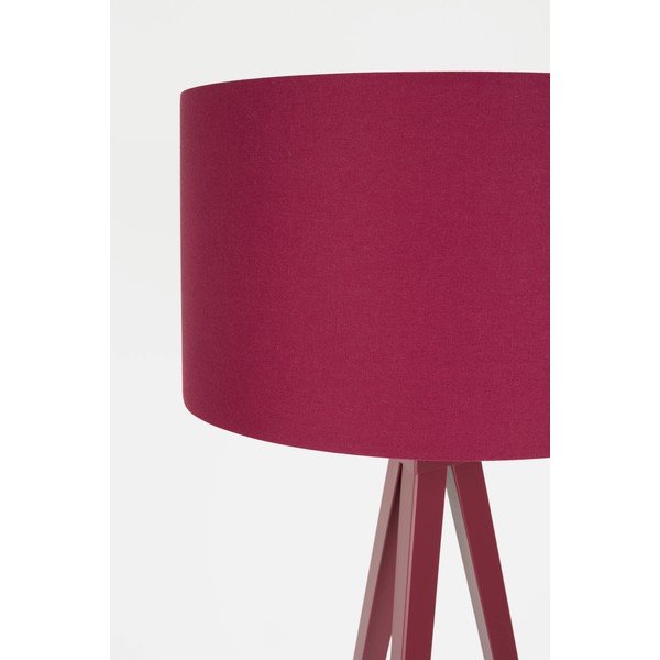 Borvörös állólámpa textil búrával (magasság 157 cm) Tripod – Zuiver-image-4