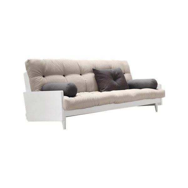Indie White/Vision/Gris kinyitható kanapé - Karup-image-1
