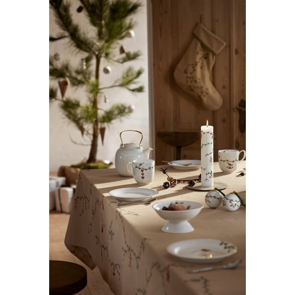 Gyertya karácsonyi mintával, égési idő 56 ó  Hammershøi Christmas 2025 – Kähler Design-image-3