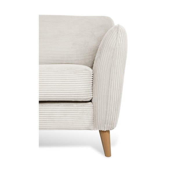 Fehér kordbársony sarokkanapé (bal oldali) Paris – Scandic-image-4