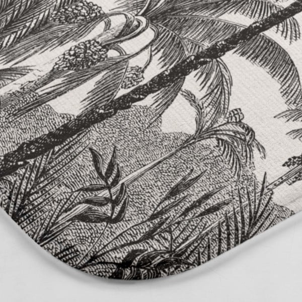 Fekete-bézs fürdőszobai kilépő 45x75 cm Cocoty – douceur d'intérieur-image-3