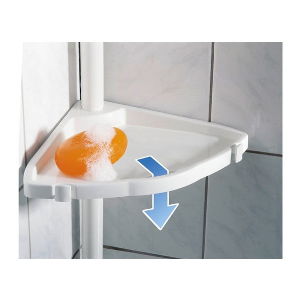 Easy fehér teleszkópos fürdőszobapolc rendszer - Wenko-image-3