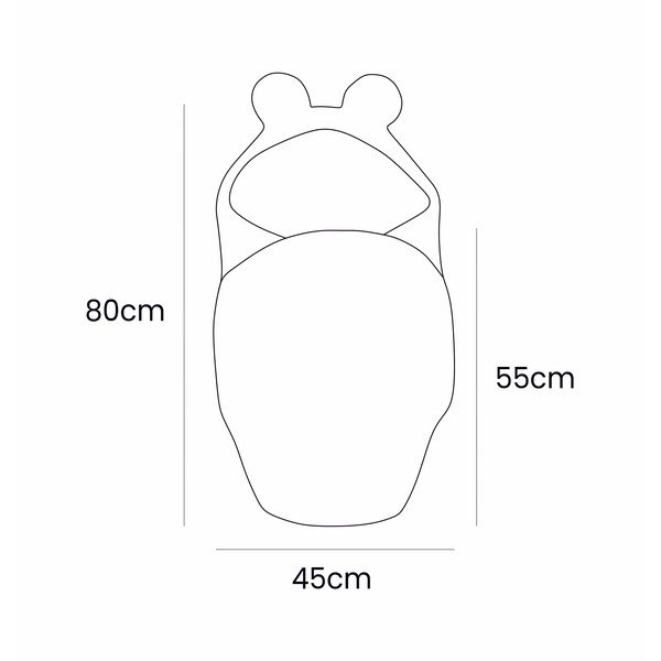 Zöld kordbársony babapólya 45x80 cm – Meowbaby-image-2