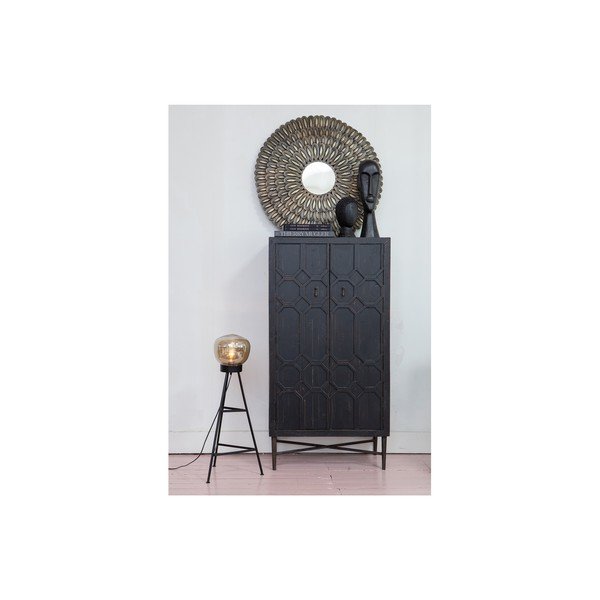 Dome fekete állólámpa, magasság 84 cm - BePureHome-image-1