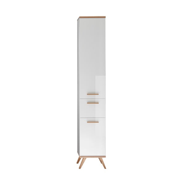 Fehér magas fürdőszoba szekrény 36x205 cm Set 923 - Pelipal
