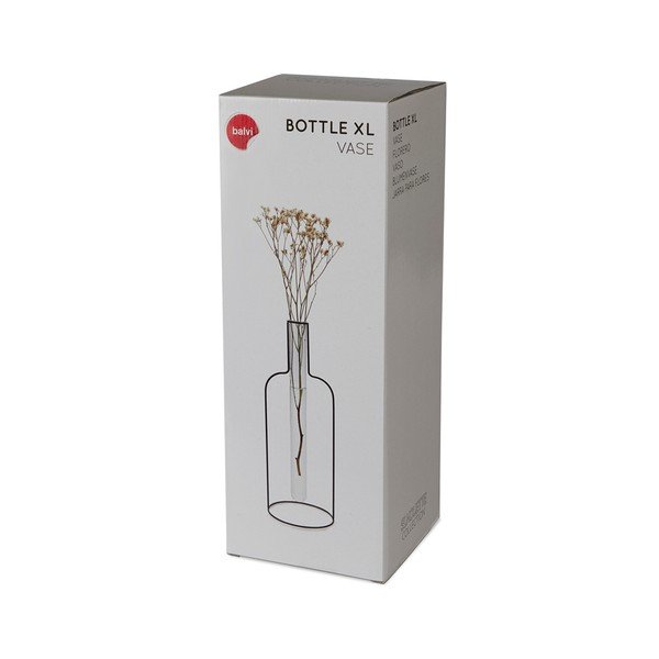 Silhouette Bottle fekete váza - Balvi-image-2