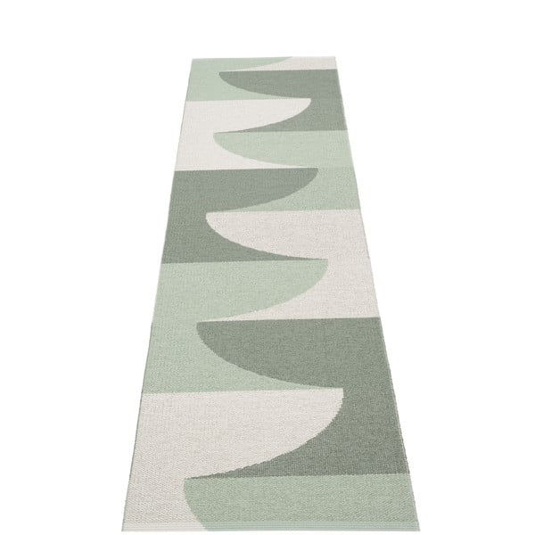 Zöld kültéri-beltéri futószőnyeg 70x270 cm Hill Army Misty Mint – Pappelina