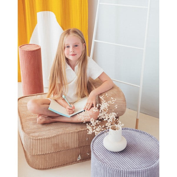 Kék kordbársony gyerek puff – Wigiwama-image-4