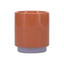 Narancssárga-lila kőedény csésze 270 ml Duo – ONA