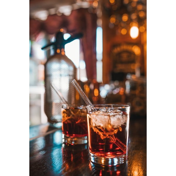 6 db-os üveg szívószál készlet, hosszúság 15 cm - Vialli Design-image-3