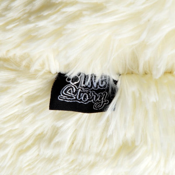 Krémszínű fekhely kutyáknak ø 95 cm – Love Story-image-2