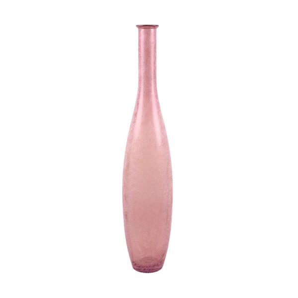 Meguno rózsaszín újrahasznosított üveg váza, magasság 100 cm - Ego Dekor