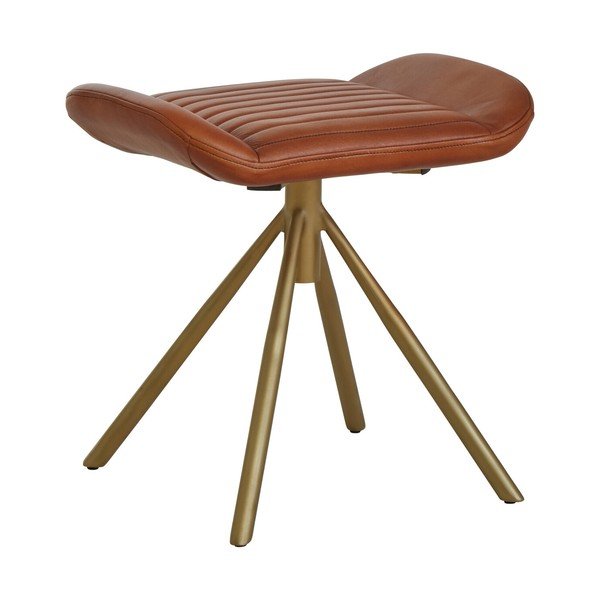 Barna bőr lábtartó Buffalo – Premier Housewares