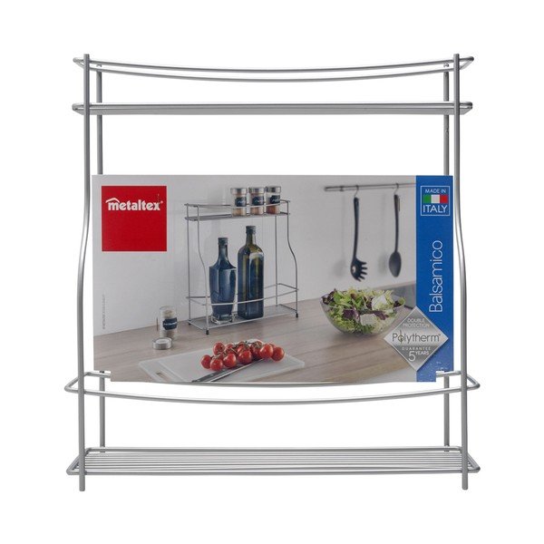 Balsamico kétszintes fűszertartó polc - Metaltex-image-4