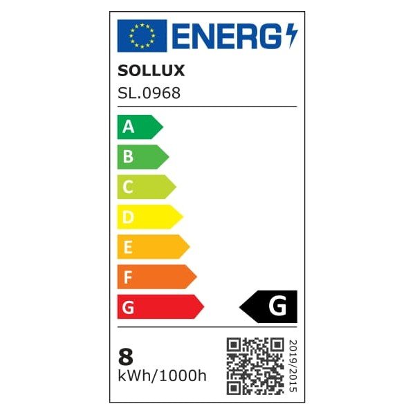 Meleg fehér LED izzó E27, 7,5 W – Sollux-image-2