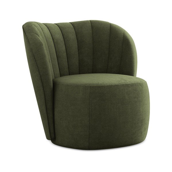 Zöld zsenília fotel Keloa – Makamii