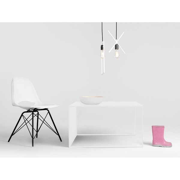 Fehér fém dohányzóasztal 80x80 cm 2Wall – CustomForm-image-3