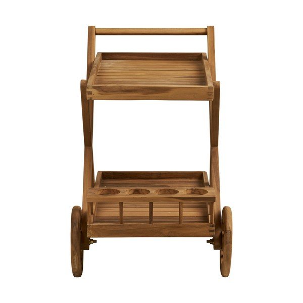 Tömörfa gurulós zsúrkocsi 50x86 cm Pasaku – House Nordic-image-4