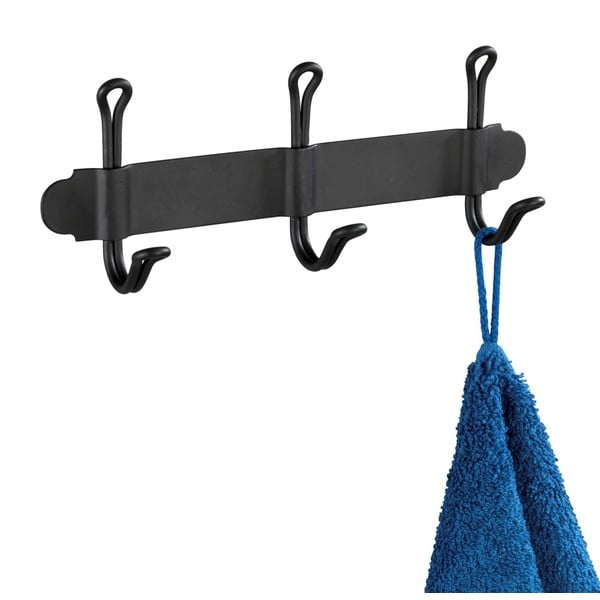 Nostalgia fekete hármas öntapadós fali akasztó - Wenko-image-3