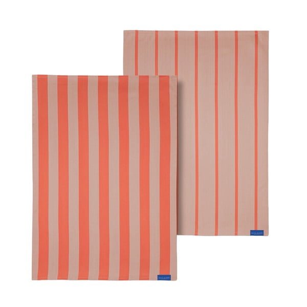 Pamut konyharuha szett 2 db-os 50x70 cm Stripes – Mette Ditmer Denmark