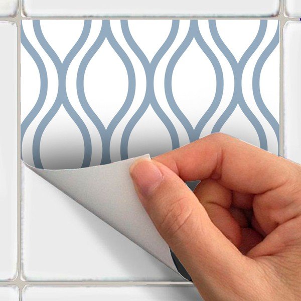 Wall Decal Scandinavian Tiles Kiev 24 db-os falmatrica szett, 10 x 10 cm - Ambiance-image-3