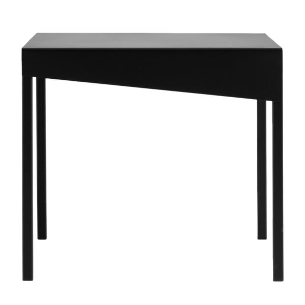 Obroos fekete tárolóasztal, 50 x 50 cm - Custom Form