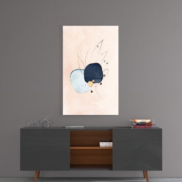 Abstract Hand üvegkép, 46 x 72 cm - Insigne-image-1