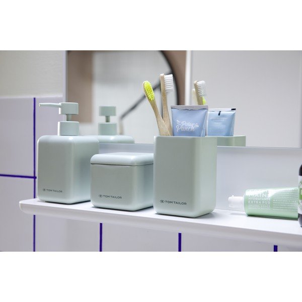 Világoszöld poligyanta fürdőszobai rendszerező vattakorongokhoz Tom Tailor T-Rounded – Wenko-image-1