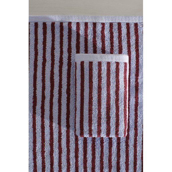 Borvörös-világoskék pamut törölköző szett 2 db-os 30x50 cm Dixie – Jotex-image-1