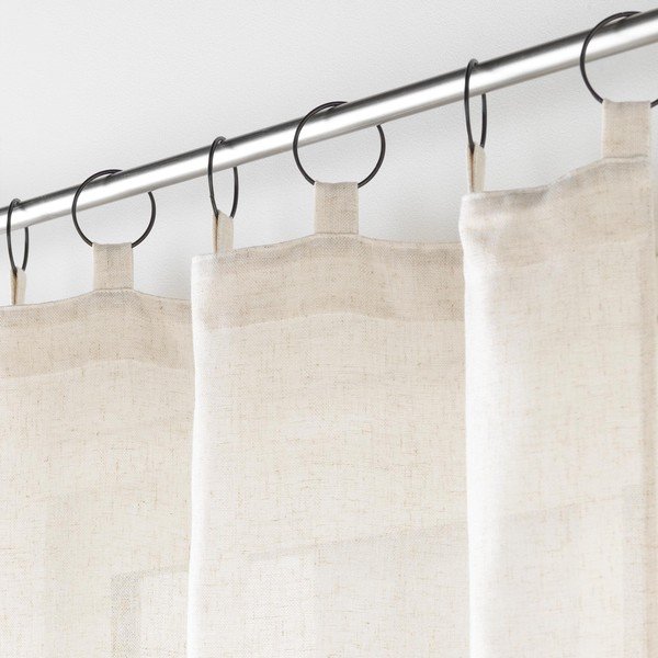 Bézs függöny 140x240 cm Pauline – douceur d'intérieur-image-1