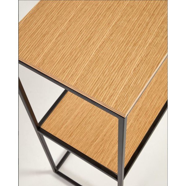 Konzolasztal tölgyfa dekorral 120x30 cm Yona - Kave Home-image-3
